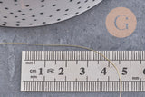 Fil de cuivre doré 0.3mm, x1 bobine de 20 mètre (G4975)