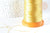 Fil doré polyester nylon à broder-couture-bijoux 0.5mm, x5 mètres (G8137)