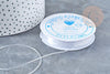Fil élastique nylon transparent 1mm, x1 bobine de 12.5m (G8475)