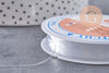 Fil élastique nylon transparent rond 0.5mm, bobine de 12.5m x1 (G2952)
