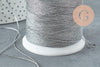 Fil gris métallisé 0.8mm, x5 ou x10 Mètres (G8245)