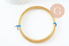 Fil métallique cuivre doré torsadé 0.8mm, x1 mètre (G9639)
