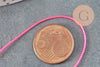 Fil rose fluorescent nylon pour broderie couture bijoux 0.8mm, x 10 mètres (G1748)
