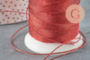 Fil rouge métallisé pour broderie couture bijoux 0.8mm, x 5mètres (G2314)