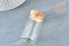 Flacon Eprouvette en verre borosilicate bouchon en liège 50mm, x1 (G8156)