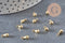 Gouttes finition laiton brut 8mm, x50 (G11282)