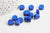 Granulés cire bleu foncé nacré à cacheter, x 100 (G7157)