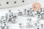 Grosses perles rocaille argent 4mm, x10 Gr (G5401)