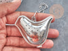 Infuseur à thé oiseau acier 304 inoxydable avec crochet, x1 (G9148)