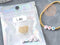 Kit Bracelet d'amitié prénom personnalisé doré, Coffrets et kits création de bijoux fantaisie DIY, pochette 1 bracelet (G9024)