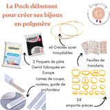 Kit Débutant pâte polymère - Créez vos premières boucles (G10840)