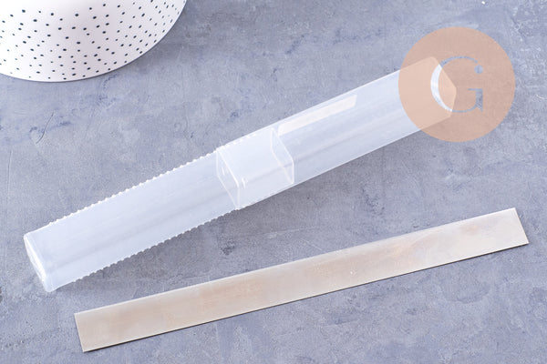 Lames de coupe pour pâte polymère Acier inoxydable 20cm, x1 (G10680)