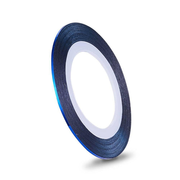 Masking Tape ongles bleu irise, masking tape,adhésif papier, scrapbooking, papeterie, décoration,1mm x 20mètres G2015