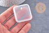 Moule en silicone carré pendentif 42mm, x1 (G10167)