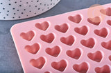Moule en silicone coeurs, Moule patisserie, moule en silicone pour réaliser des bijoux avec inclusion en résine,18.3cm x1 G4971