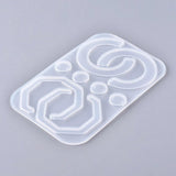 Moule en silicone pour fabrication boucles créoles résine, x1 (G3364)