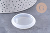 Moule en silicone rond pendentif 42mm, moule en silicone pour réaliser des bijoux avec inclusion en résine, x1 (G10165)