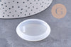 Moule en silicone rond pendentif 42mm, moule en silicone pour réaliser des bijoux avec inclusion en résine, x1 (G10165)