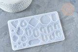 Moule pour fabrication pendentif résine 102x165mm, x1 (G7753)