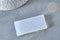 Moule silicone pendentif décoration forme cœur résine 63mm, x1 (G7990)