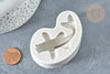 Moule silicone poisson carpe koi résine patisserie savon bougie 73mm, x1 (G4972)