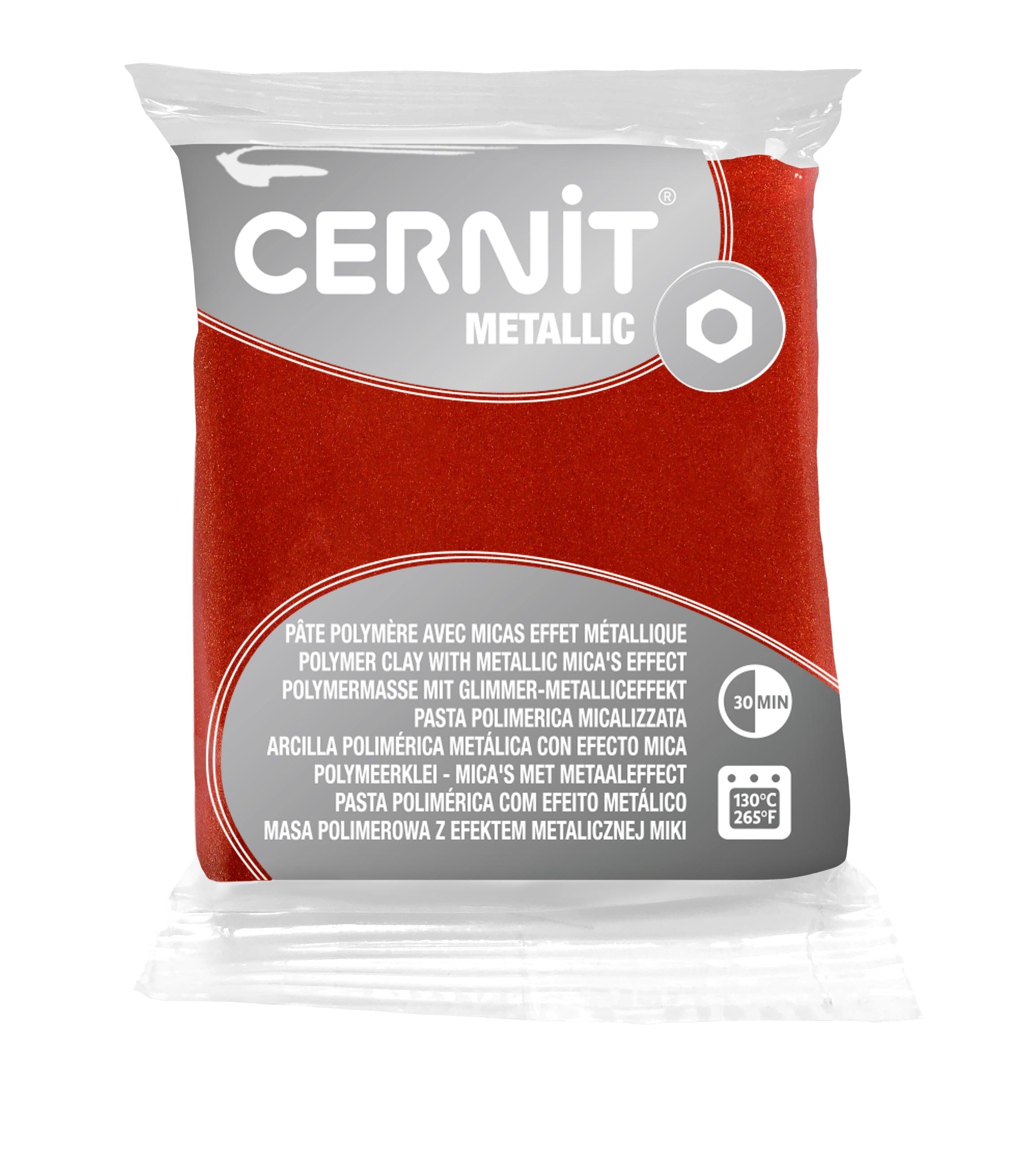 Pâte polymère Cernit METALLIC - Cuivre x56g (G10451)