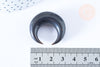 Pendentif Lune corne noire naturelle 37x12mm, pendentif lune en corne naturelle noire, piercing écarteur corne naturelle x1 - G6479