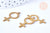 Pendentif Symbole femme laiton brut 26mm, fournitures bijoux laiton brut , x 2 G6565