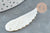 Pendentif aile nacre blanche naturelle 49mm, x1 (G3875)