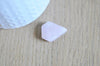 Pendentif diamant quartz rose naturel 21mm, x1 (G6277)