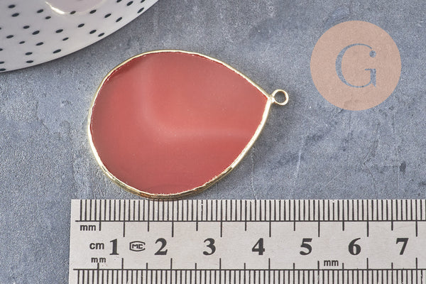 Pendentif goutte cornaline,Pendentif bijoux,pendentif pierre, pierre naturelle,41mm, x1 G1829