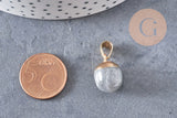 Pendentif goutte labradorite,creation bijou, Pendentif bijoux pierre naturelle labradorite ,17-19mm, x1 G3612