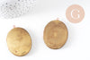Pendentif locket medaillon laiton brut, fournitures créatives, médaillon Vintage, création collier, fournitures laiton brut,48mm-G1284