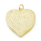 Pendentif médaille coeur oiseau émail laiton doré 18K pendentif laiton coeur,sans nickel,22.5mm, x1 (G4273)