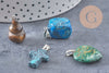 Pendentif pierre naturelle forme et pierre variées 8-28mm,création bijoux pierre naturelle, x1 (G6945)
