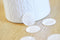 Pendentif rond nacre blanche, pendentif, coquillage blanc, naturel,création bijoux, 15mm,lot 10-20,50 G2812