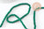 Perle abacus jade naturel rondelle vert foncé 4x2mm, fil de 36cm, x1 (G3665)