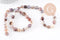Perle agate Botswana rayée nuggets, perle agate,pierre naturelle,agate naturelle,perle pierre ronde,8-13mm,x1 (G2039)