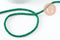 Perle agate heishi rondelle verte, perle agate naturelle, pierre naturelle,4.5mm,fil de 250 perles, x1 (G9710)