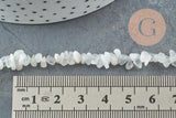 Perle chips opalite 5-8mm, x1 fil de 80cm (G3208)