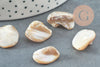 Perle coquillage naturel nacre nugget 18-22mm,x5 (G2650)