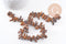 Perle ovale oeil de tigre naturel 11-19mm,oeil de tigre naturelle pierre,perle pierre, fil de 40cm x1 (G5235)