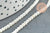 Perle ronde bambou de mer blanc,perle imitation corail fabrication bijoux en bambou de mer naturel, fil de 40cm ,3mm, x1 (G4153)