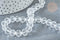Perle ronde cristal facetté transparent 10mm, x1 fil de 46cm (G8145)