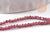 Perle ronde grenat naturel facetté 2mm, x1 fil de 38cm (G9980)