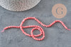 Perle ronde jade naturel rose facette 4mm, x1 fil de 38 cm (G2335)-Perles-Gingerlily Perles