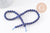 Perle ronde lapis lazuli naturel 4mm, x1 fil de 19,3 cm (G0020)