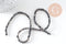 Perle ronde larvikite naturelle 4-5mm, x1 fil de 37cm (G0753)