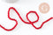 Perle ronde verre facettée rouge 4mm,perles en verre création bijoux DIY,4mm, fil de 36 cm x1 (G7099)