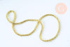 Perle rondelle hématite dorée 18K, perle hématite non magnétique pour pierre,4x2mm, fil de 160 perles x1 (G5528)